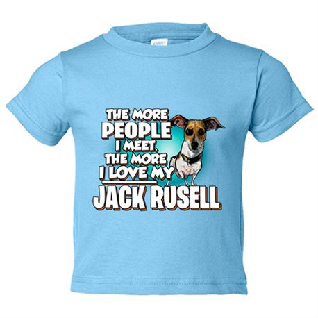 Camiseta bebé I love my Jack Russell raza perro