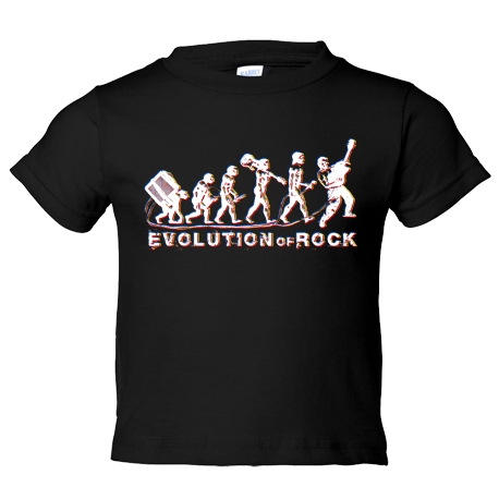 Camiseta niño Evolution Of Rock