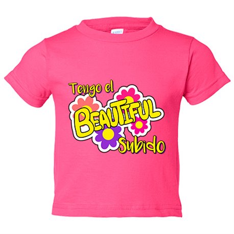Camiseta bebé Tengo el Beautiful subido
