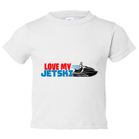 Camiseta bebé I Love My Jetski Jet Ski