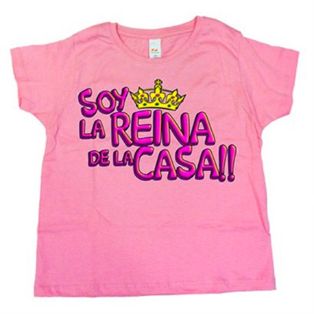 Camiseta niño Soy la Reina de la casa