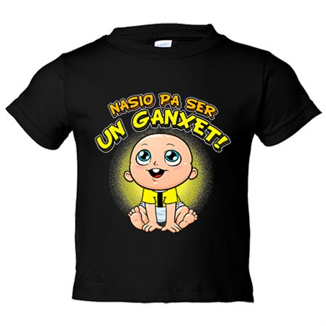 Camiseta niño nacido para ser Ganxet Reus fútbol