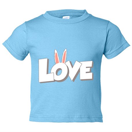 Camiseta bebé Love rabbits quiero un conejo de mascota