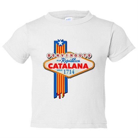 Camiseta niño Benvinguts a la República Catalana