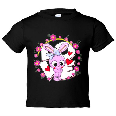 Camiseta niño Love conejita amorosa