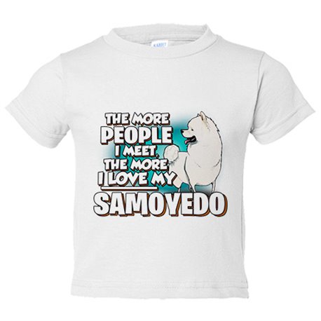 Camiseta bebé I love my Samoyedo raza perro