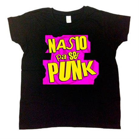 Camiseta niño Nacido para ser punk