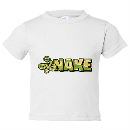 Camiseta bebé dibujo de serpiente snake