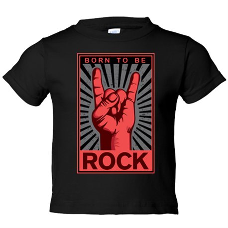 Camiseta bebé Born To Be Rock
