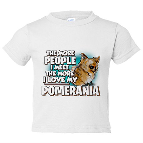 Camiseta niño I love my Pomerania mascota raza perro