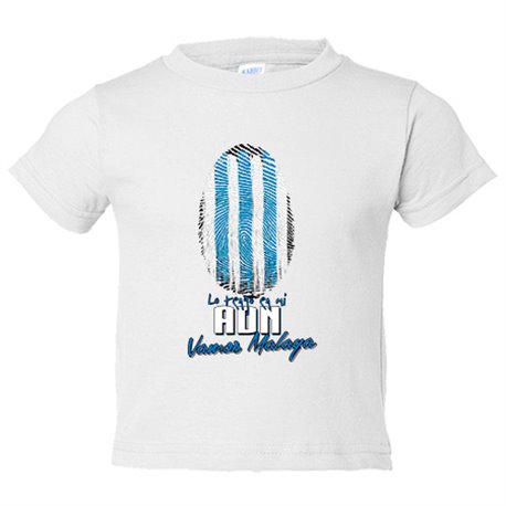 Camiseta bebé lo tengo en mi ADN futbolero de Málaga