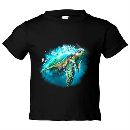 Camiseta bebé save the turtles salvad a las tortugas
