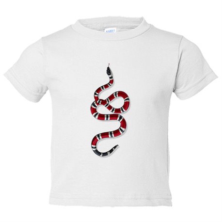 Camiseta niño serpiente coral