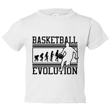 Camiseta bebé Basketball Evolution