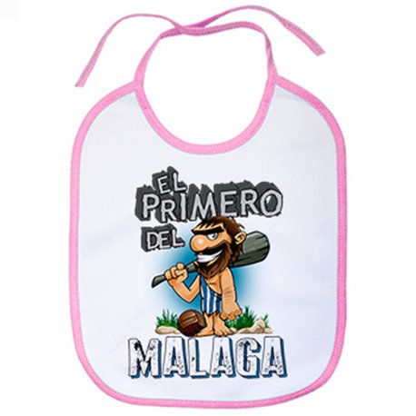 Babero frase el primero del Málaga para hincha de su equipo de fútbol
