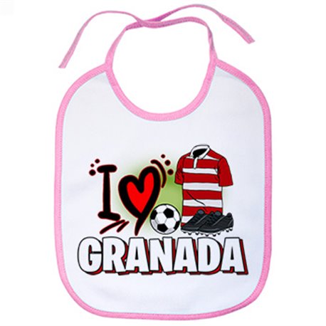 Babero para enamorado de su equipo de fútbol de Granada