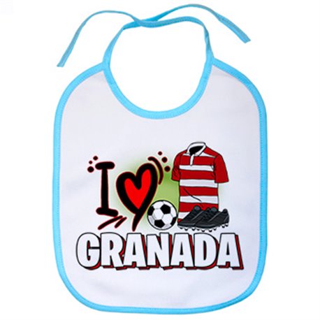 Babero para enamorado de su equipo de fútbol de Granada