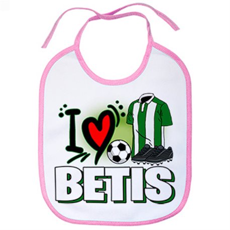 Babero para enamorado de su equipo de fútbol del Betis