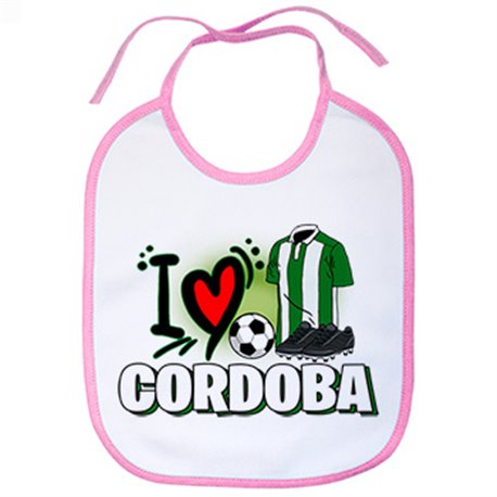 Babero para enamorado de su equipo de fútbol del Córdoba