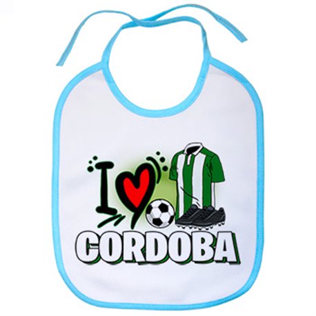 Babero para enamorado de su equipo de fútbol del Córdoba