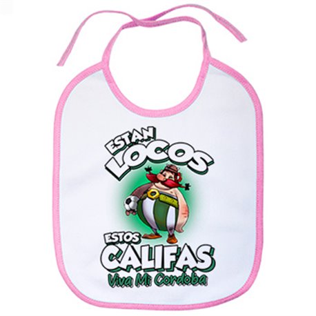Babero parodia de Obelis para aficionados al fútbol de Córdoba