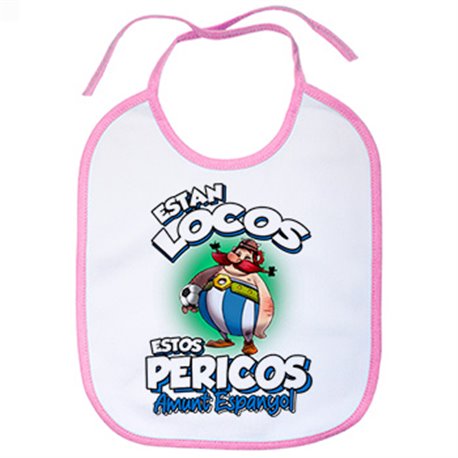 Babero parodia de Obelis para armeros aficionados al fútbol de
