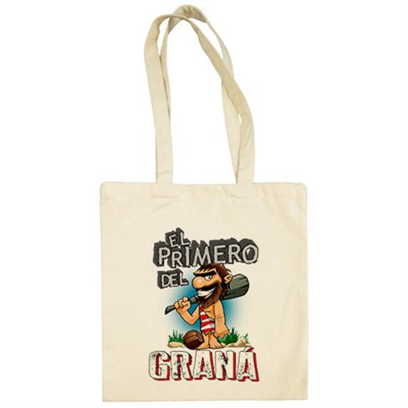 Bolsa de tela frase el primero del Granada para hincha de su equipo de fútbol