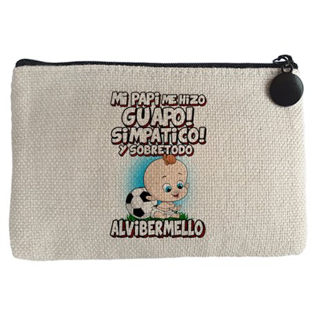 Monedero mi papi me hizo guapo simpático y sobretodo aficionado al fútbol de Lugo
