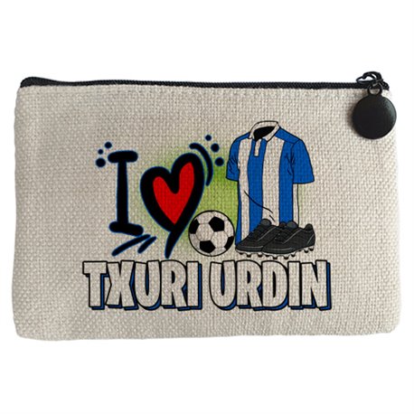 Monedero para enamorado de su equipo de fútbol txuri urdin