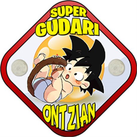 Placa bebé a bordo parodia super gudari ontzian en vasco