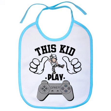 Babero frase este chico gamer vicia al videojuego de la pose Take L Dab Floss This kid play