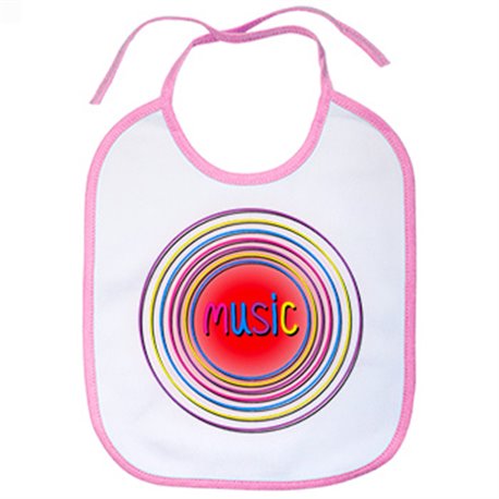 Babero Music disco antiguo