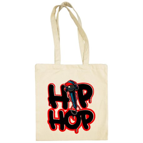 Bolsa de tela Hip Hop micrófono