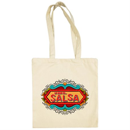 Bolsa de tela la vida es Sala baile