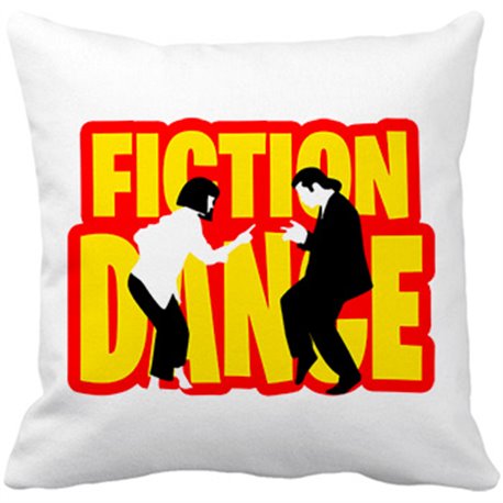 Cojín con relleno Fiction Dance parodia