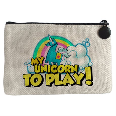 Monedero parodia gamers divertida my unicorn to play avatar del juego