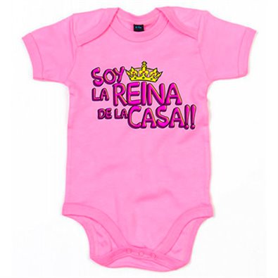 Body bebé Soy la Reina de la casa