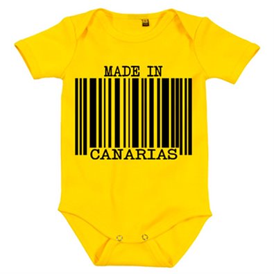 Body bebé Made in Canarias nacido en Canarias