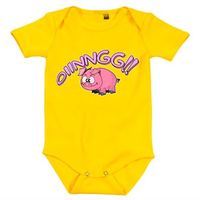 Body bebé Cerdito oing ruidito cerdo
