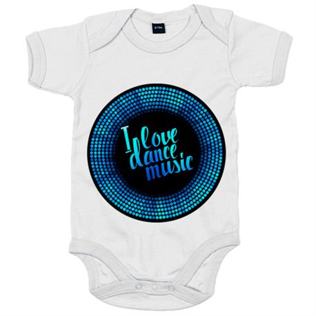 Body bebé I Love Dance Music Disco