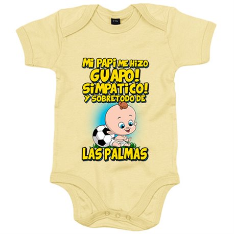 Body bebé mi papi me hizo guapo simpático y sobretodo aficionado al fútbol de Las Palmas