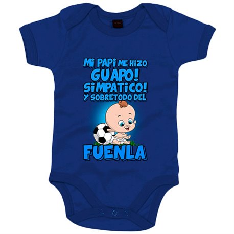 Body bebé mi papi me hizo guapo simpático y sobretodo aficionado al fútbol de Fuenlabrada