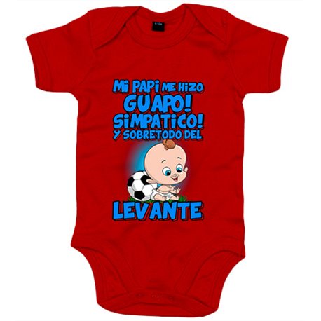 Body bebé mi papi me hizo guapo simpático y sobretodo aficionado al fútbol de levante