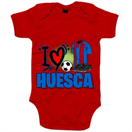 Body bebé para enamorado de su equipo de fútbol de Huesca