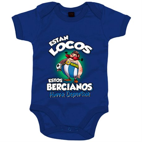 Body bebé parodia de Obelis para bercianos aficionados al fútbol
