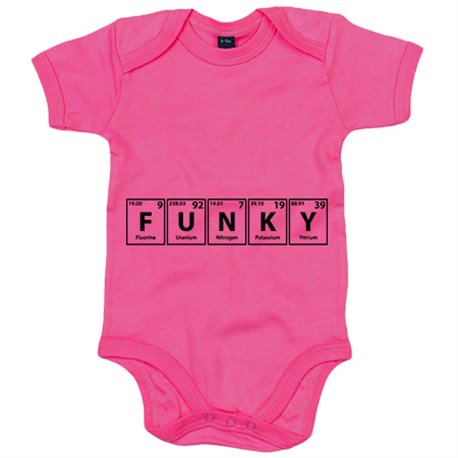 Body bebé Funky tabla periódica