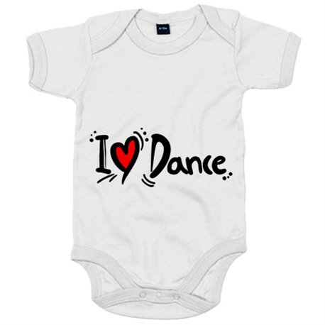 Body bebé I Love Dance