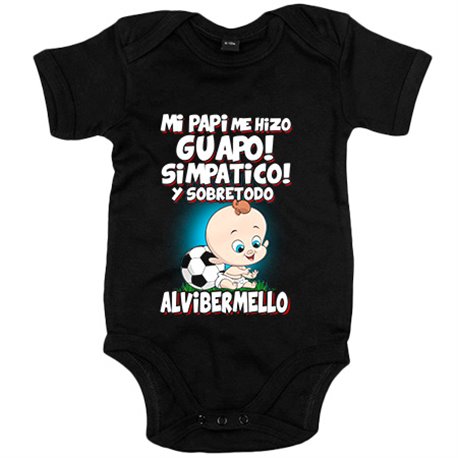 Body bebé mi papi me hizo guapo simpático y sobretodo aficionado al fútbol de Lugo