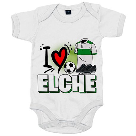 Body bebé para enamorado de su equipo de fútbol de Elche