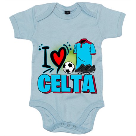 Body bebé para enamorado de su equipo de fútbol del Celta